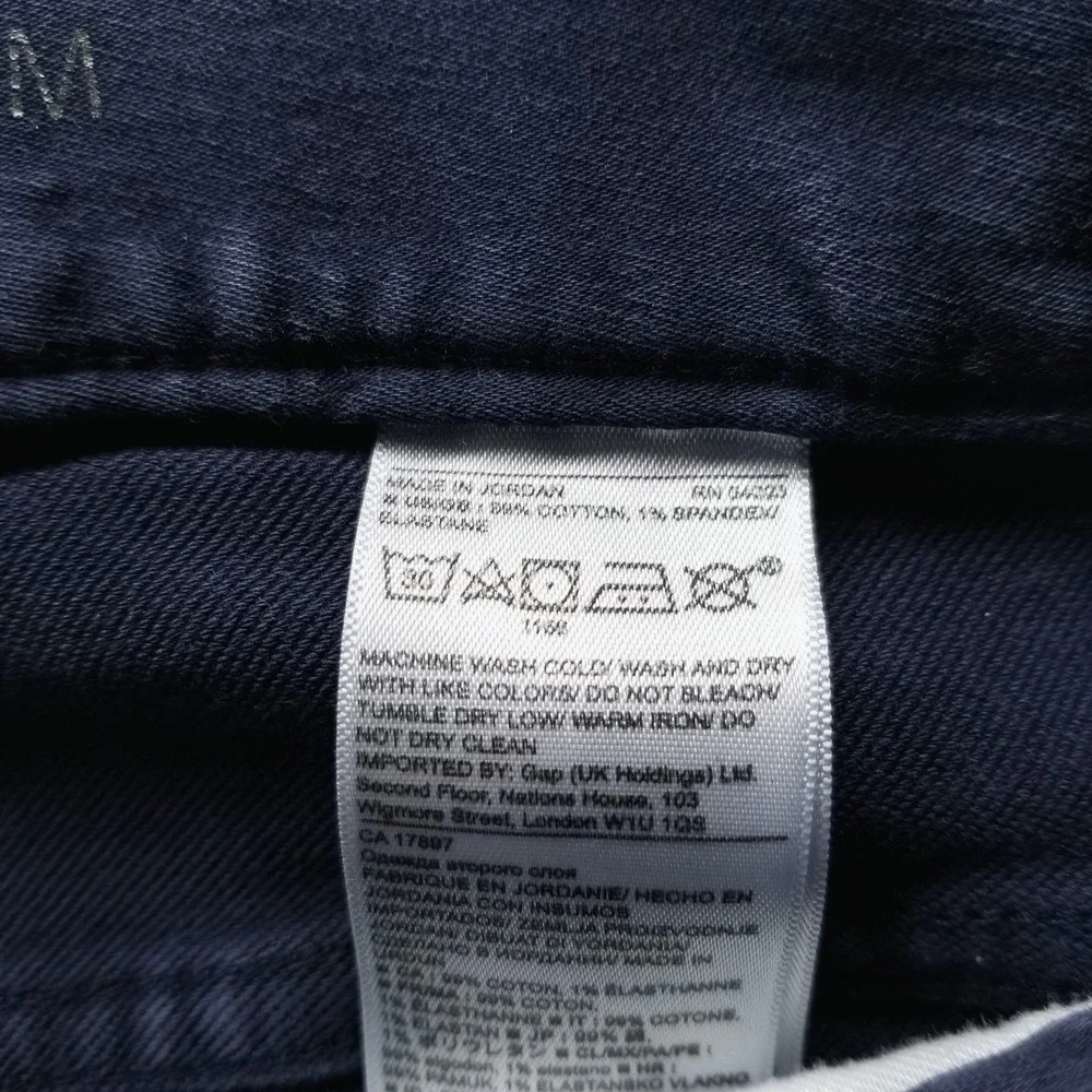 Banana Republic Traveler Pants Mens 36x30 Blue Slim Chino Stretch Casual Office‎
